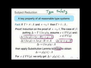 Lecture 12 - Simple Types and Weak Normalisation