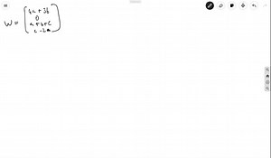 SOLVED:Let W be the set of all vectors of the form shown, where a,… | Numerade
