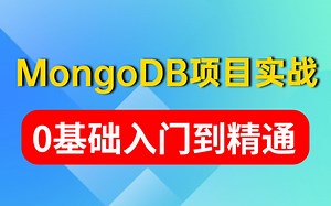 2022最新的MongoDB项目实战，一节课带你从0教程入门到精通！！！