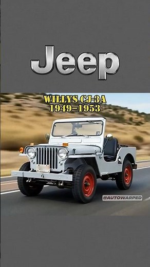 Jeep CJ Evolution (1944–1986)