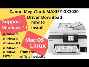 Canon MegaTank MAXIFY GX2020 Driver Download and Setup Windows 11 Windows 10, Mac 14, Mac 13