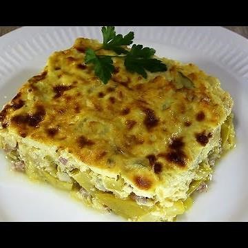 Тиквички с кайма на фурна