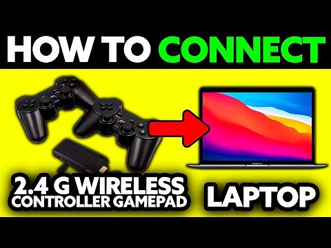 How To Connect 2.4G Wireless Controller Gamepad in Laptop (2025) - Step by Step