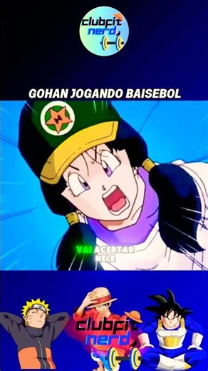 GOHAN PLAYS BASEBALL 🥎😱#goku #anime #dragonball #dbz