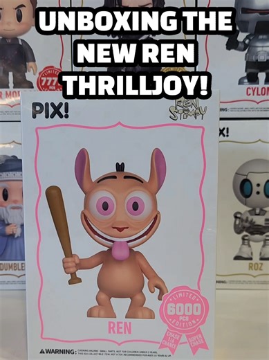 Unboxing Ren Thrilljoy Action Figure from Ren and Stimpy