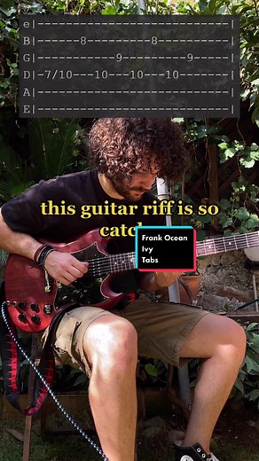 Learn Frank Ocean's 'Ivy' Guitar Riff with Tabs!