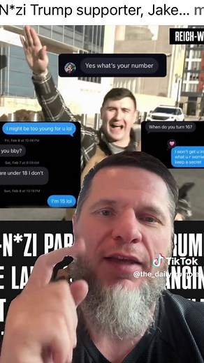 Jake Lang caught texting a 15-year-old girl | jake chat