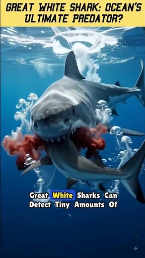Great White Shark: Ocean’s Ultimate Predator? #shorts