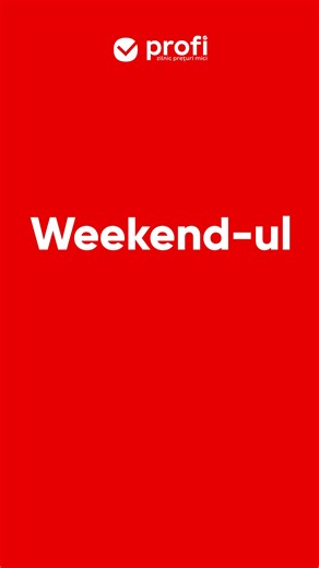 Weekend-ul vine cu 30% BONUS, direct în aplicația Profi. | Profi