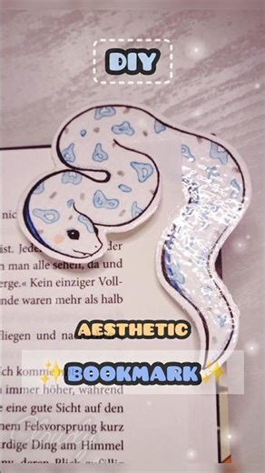 Aesthetic snake bookmark🐍💕 TUTORIAL✨️