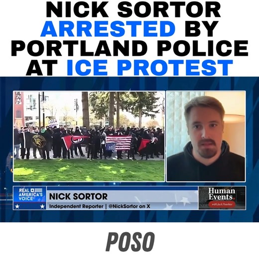 Nick Sortor ARRESTED By Portland Police At ICE Protest https://podcasts.apple.com/us/podcast/human-events-daily-with-jack-posobiec/id1585243541?i=1000730007197 | Jack Posobiec