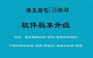 博克箱包CAD软件升级 BOKE手袋出格自学习视频包包电脑打版教程
