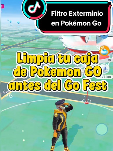 Se vienen eventos pesados en Pokémon GO, así que toca limpiar espacio. Guarda el filtro y comparte el tuyo en comentarios. #pokemontiktok #pokemonfyp #PokémonGO #pokemongofest2026