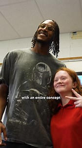 18K views · 335 reactions | “I really encouraged them today to try everything.” Myles Turner visited Irvington Community Middle School to talk STEM, answer questions about his life and surprise students with tickets to Game 2 against the Bucks on Tuesday 凉 | Indiana Pacers | Facebook