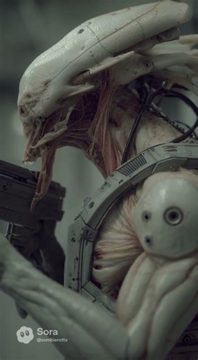 When an Alien Bio-Weapon Has Nowhere Left to Run #fypシ゚viral #ai #fypシ #fyp #sora2 #viral #fypage