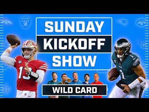 Sunday Kickoff Show LIVE • NFL Wild Card Weekend