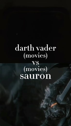 tried to bases this off what you could see in plain sight watching the movies without looking into the lore #fyp #foryou #tolkien #lordoftheringsedit #viral #middleearth #lordoftherings #lotr #edit #foryoupage #sauron #darthvader #movies #books #starwars #comics