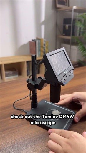Meet the new TOMLOV DM4W Coin Microscope with Built-In Scale