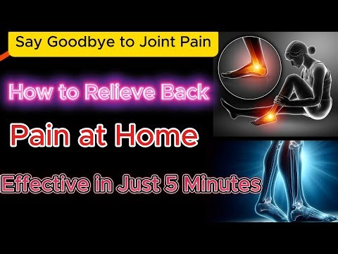 How to Relieve Back Pain at Home – Effective in Just 5 Minutes