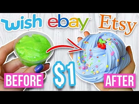 EXTREME SLIME MAKEOVER! *fixing $1 Amazon Slime, $1 Ebay Slime, & $1 Etsy Slime*