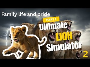 Ultimate lion simulator 2 ( family life and pride) #lion #gaming #games