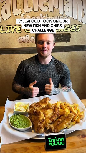 KYLEVFOOD Takes on the Epic Fish and Chips Challenge for a Chance to Win Cash!