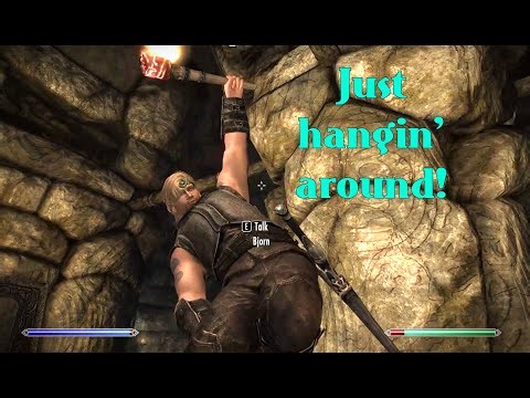 Modded Skyrim SE: Bjorn the Nord follower glitch
