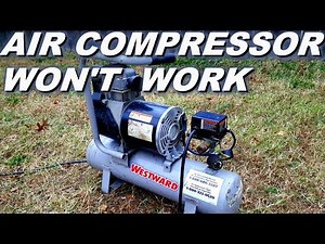 Air compressor won't turn on.