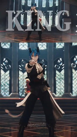 {MMD} KING / NEW VTUBER MODEL #3d #anime #oc #dnd #mmd #blender #twitch #streamer #vtuber