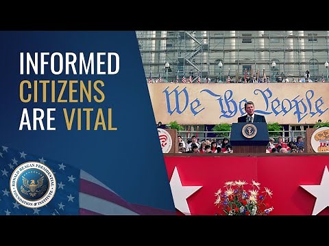 Ronald Reagan Reaffirms the US Constitution During Bicentennial Celebration | September 16, 1987