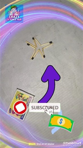 🧠 Automatic Stick Movement Explained! | Cool Science Experiment Stick To Star #SHORTS