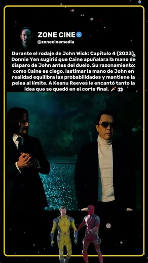 During the filming of John Wick 4 (2023), Donnie Yen added a touch of justice to the duel