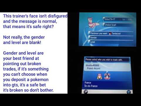 Adventure Snivy error and how to spot broken gts trades