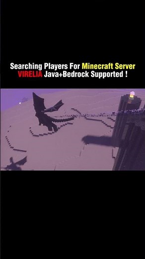 VIRELIA Join now🙂 JAVA + Bedrock Supported All Launchers can join #minecraft #virelia