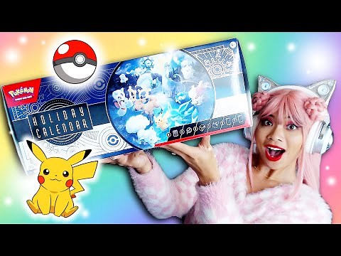 SUGARSTAR OPENS A POKEMON CARD HOLIDAY CALENDAR! Pokemon TCG Holiday Advent Calendar! #pokemon