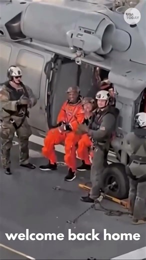 Astronauts Christina Koch and Victor Glover waved to the camera #nasa #moonmission