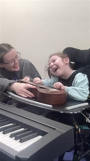 21K views · 483 reactions | Music therapy gives Harmony-Jayne the...