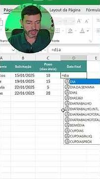Como calcular prazos com dias úteis #dashboard #dicaexcel #excel #cursodeexcel #planilhas