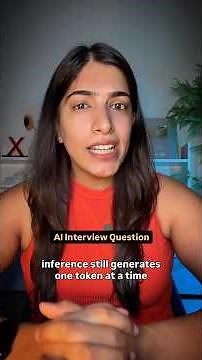 AI Interview Question - LLM Training is Parallel but Inference is Sequential? Why?