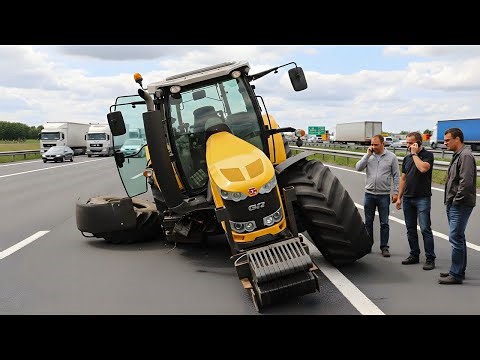 Unbelievable Tractor Fails Caught On Camera 2025 | Part 22
