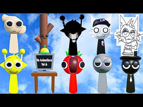 3D SPRUNKI RP AND ANIMATIONS *How to get ALL 22 Sprunki Morphs and Badges* Roblox