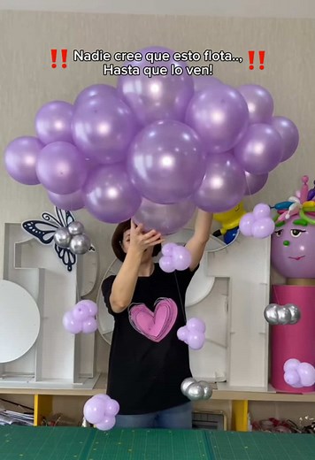 Decoración Flotante con Globos: Técnica Fácil