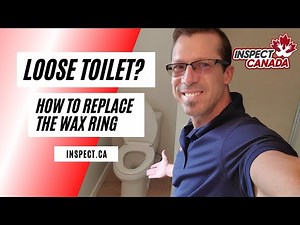 Loose Toilet? How to replace the wax ring and toilet.
