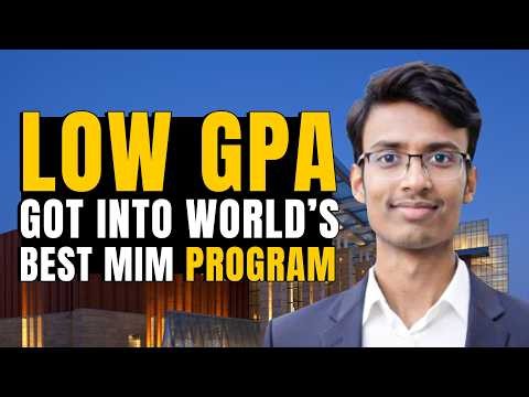 How Manish Won MiM Admits Despite a Low GPA and Backlogs