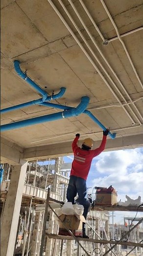 Installing Conduits and Pipes in a Concrete Slab