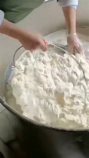 tofu production 🧈 | satisfying food processing technique