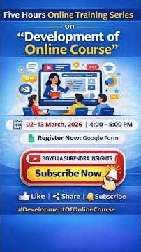 🎯 NCERT How to Develop an Online Course? | 9-Day Training Programme 2026 #CBSE
