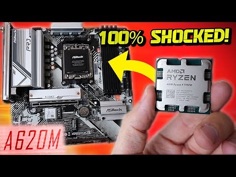 This A620 Motherboard HANDLES a 7950X....(!)