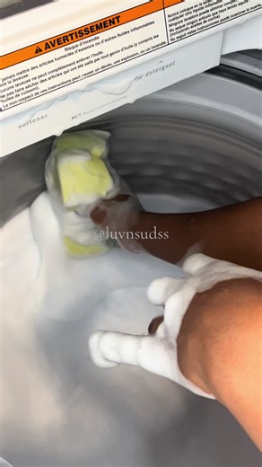 Kids Learning to Sponge Squeeze While Doing Laundry