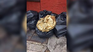 Gold Trash Bag | Know Your Meme